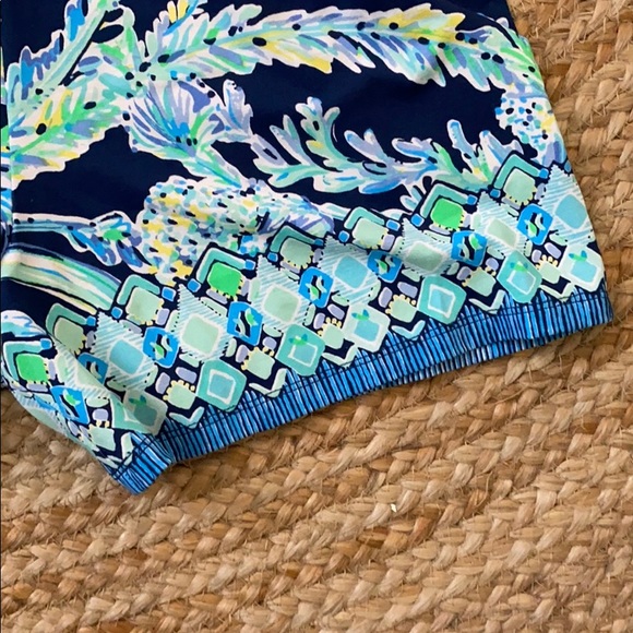 ⚓️NWT Lilly Pulitzer Lula romper Navy Scuba doo Sm - Picture 9 of 14